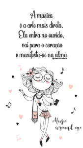 Frases para quem não vive sem música